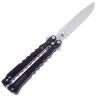 Нож-бабочка НОКС Балисонг сталь 440 рукоять Black G10 (203-240405)