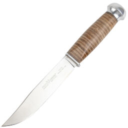 Нож FOX European Hunter сталь 420 рук. наборная кожа (610/13R)