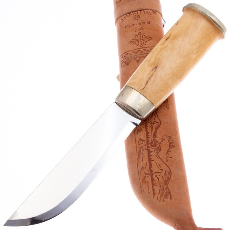 Нож Marttiini Lapp Knife 240 сталь Stainless steel рукоять карельская береза лак (240010)