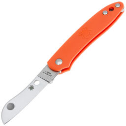 Нож Spyderco Roadie cталь N690Co рукоять Orange FRN (C189POR)