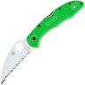 Нож Spyderco Salt 2 Wharncliffe Serrated сталь LC200N рукоять Green FRN (C88FSWCGR2)