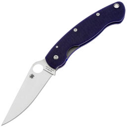 Нож Spyderco Military сталь S110V рукоять Dark Blue G10 (C36GPDBL)