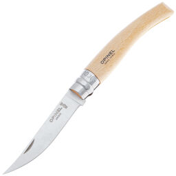 Нож Opinel №8 Slim филейный сталь 12C27 рукоять бук (000516)