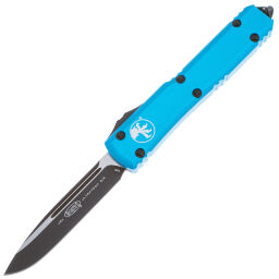 Нож Microtech Ultratech S/E Black/Satin сталь M390 рукоять Turquoise Aluminum (121-1TQ)