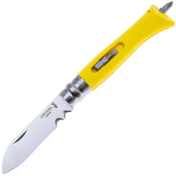 Нож Opinel №9 DIY Yellow сталь 12C27 рукоять термопластик (001804)
