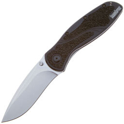 Нож Kershaw Blur Stonewash сталь S30V рукоять Black Aluminium/Trac-Tec (1670S30V)