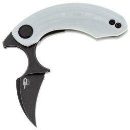 Нож Bestech Strelit blackwash сталь 14C28 рукоять White G10 (BG52D)