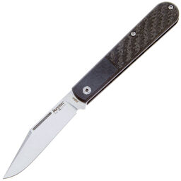 Нож Lion Steel Barlow Slim Shuffler сталь M390 рукоять Carbon Fiber (L/CKS0112 CF-D)
