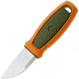 Нож Mora Eldris Hunting сталь 12С27 рукоять Green/Orange TPE (14237)