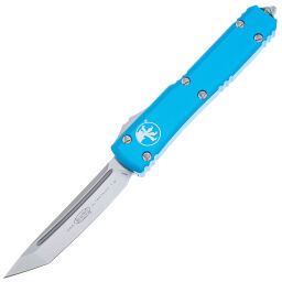 Нож Microtech Ultratech T/E Stonewash сталь M390 рукоять Turquoise Aluminum (123-10TQ)