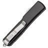 Нож Microtech Ultratech S/E PS Satin сталь M390 рукоять Black Aluminium (121-5)