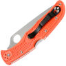 Нож Spyderco Endura 4 сталь VG-10 рукоять Orange FRN (C10FPOR)