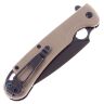 Нож Daggerr Arrow Flipper Black сталь D2 рукоять Tan G10