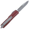 Нож Microtech UTX-85 S/E Apocalyptic сталь M390 рукоять Merlot Red Aluminium (231-10DMR)