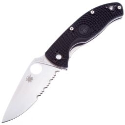 Нож Spyderco Tenacious LTW PS сталь 8Cr13MoV рукоять Black FRN (C122PSBK)