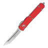 Нож Microtech Ultratech T/E Stonewash сталь M390 рукоять Red Aluminium (123-10RD)