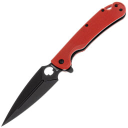 Нож Daggerr Arrow Flipper DLC сталь D2 рукоять Red G10