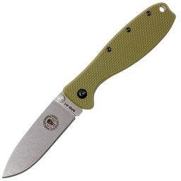 Нож ESEE Zancudo Stonewash сталь D2 рукоять Olive Drab GFN (BRKR2OD)