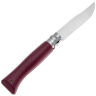 Нож Opinel №8 Trekking Colored сталь 12C27 рукоять граб бордовый (002213)