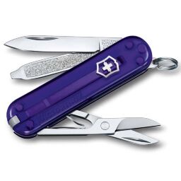 Нож-брелок Victorinox Classic SD Persian Indigo 58мм. (0.6223.T29G)