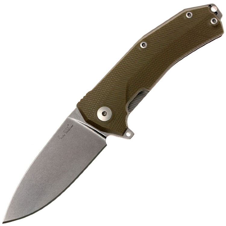 Нож Lion Steel KUR сталь Sleipner рук. Green G10 (L/KUR GR)