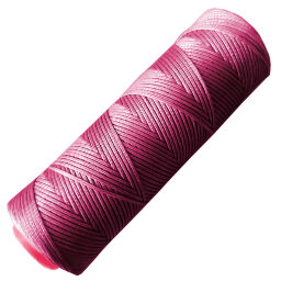 Нить вощеная Dafna полиэстер розовая Ø1мм 100м (Wax.1689)