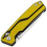 Нож SRM Rubik Large сталь 10Cr15CoMoV рукоять Yellow G10 (7228L-GW)