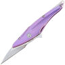 Нож Petrified Fish Hummingbird сталь M390 рукоять Purple Titanium