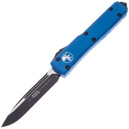 Нож Microtech Ultratech S/E DLC/Satin сталь M390  рукоять Blue Aluminum (121-1BL)