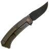 Нож We knife Shuddan Blackwash сталь CPM-20CV рукоять Bronze Titanium (WE21015-3)