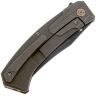 Нож We knife Shuddan Blackwash сталь CPM-20CV рукоять Bronze Titanium (WE21015-3)