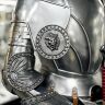 Доспехи рыцаря Чарльза V 190см никель (Art Gladius)