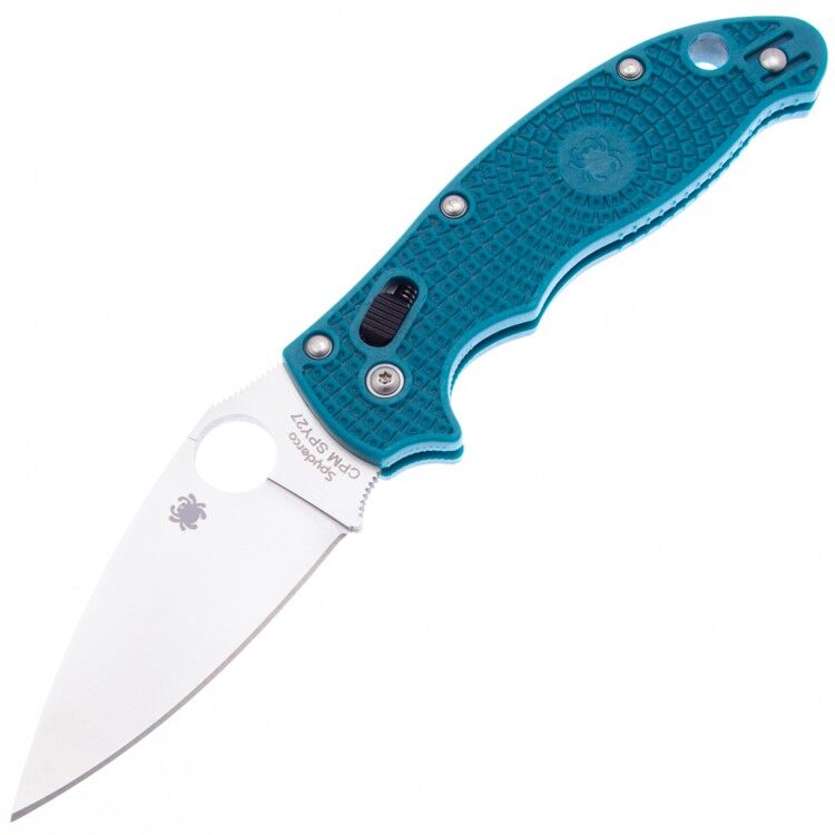 Нож Spyderco Manix 2 LTW сталь CPM-SPY27 рукоять Mineral Blue FRN (C101PCBL2)