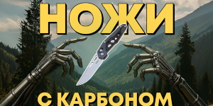 Стильные ножи с карбоном