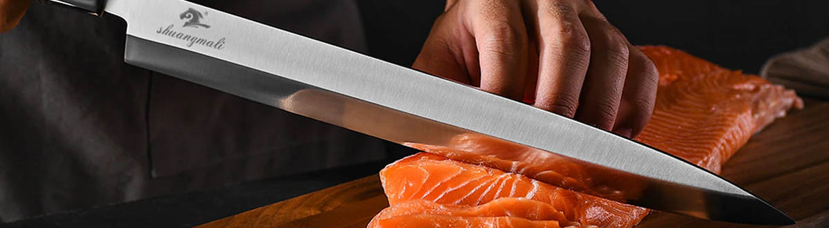Кухонные филейные ножи для разделки рыбы