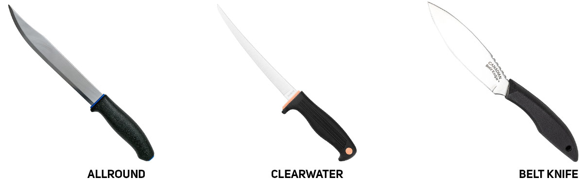 Ножи с рукоятями из пластика