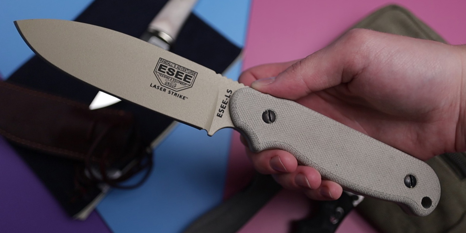 нож ESEE Laser Strike Tan