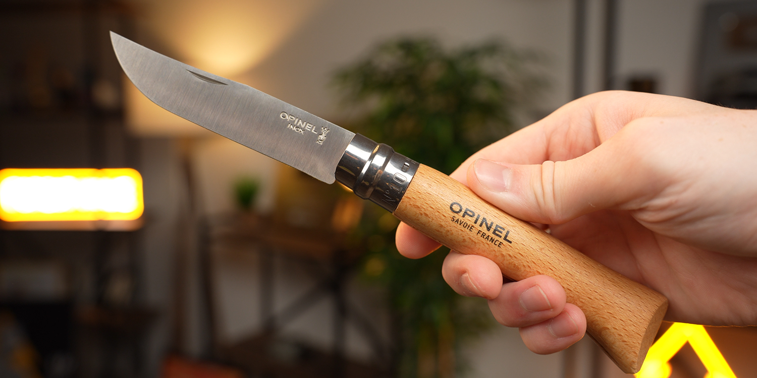 Нож Opinel №10 Tradition сталь 12C27 рукоять бук
