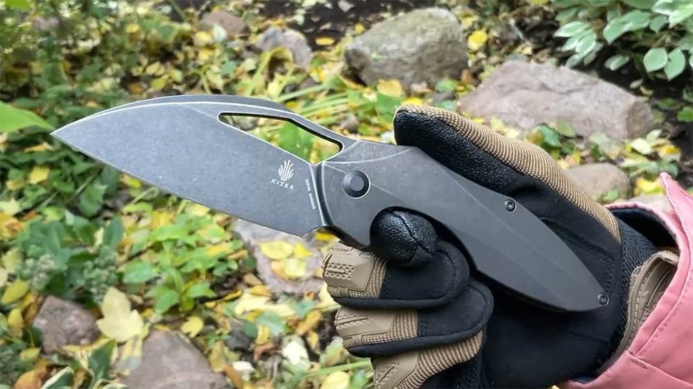 Нож Kizer Megatherium Blackwash LH 