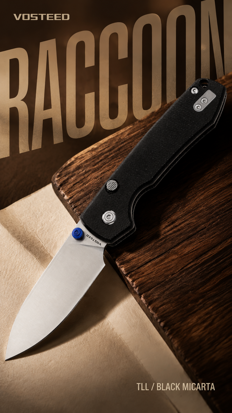 Raccoon TLL Black Micarta: тот же формат, другая механика