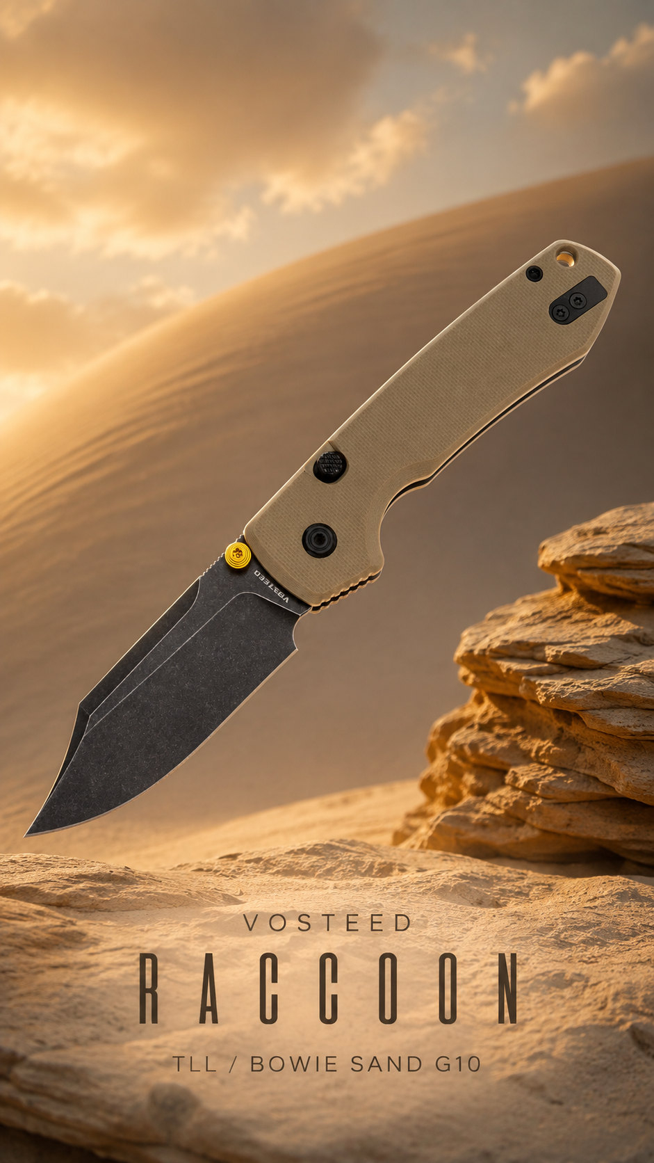 Raccoon TLL Bowie Sand G10: песочный вариант для тех, кто выбирает G10
