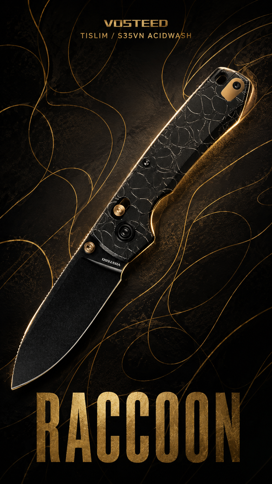 Raccoon TiSlim S35VN Acidwash: когда важны и сталь, и оформление
