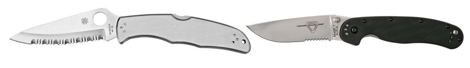 Составные части ножа
