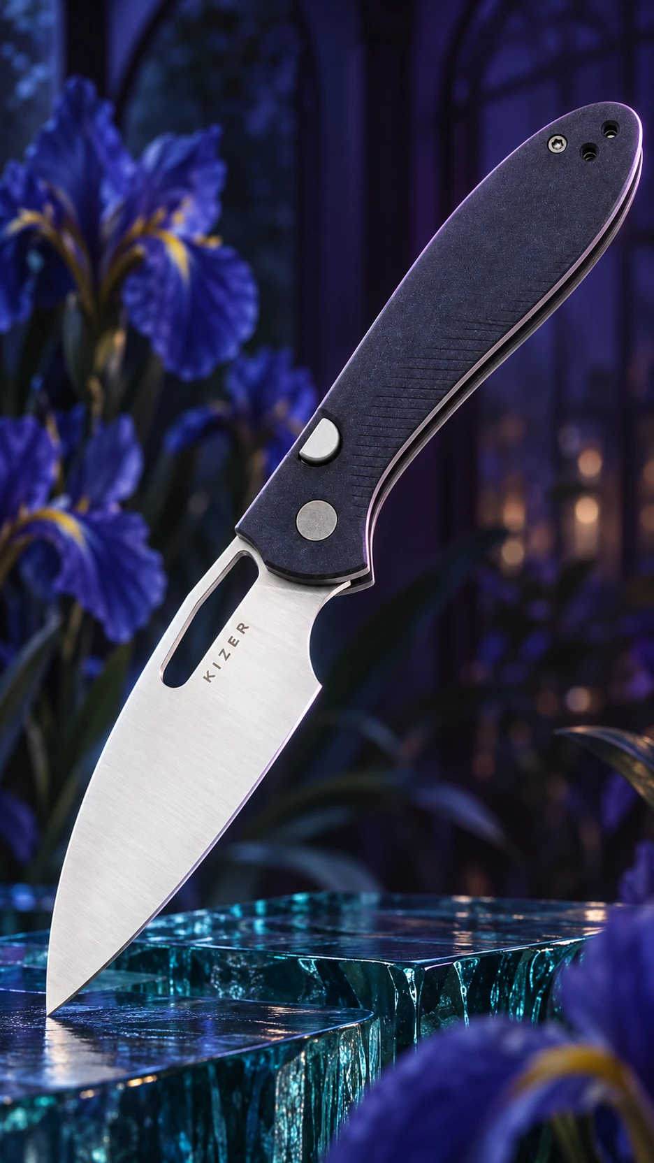 Kizer Masu: длинная прорезь в стройном клинке