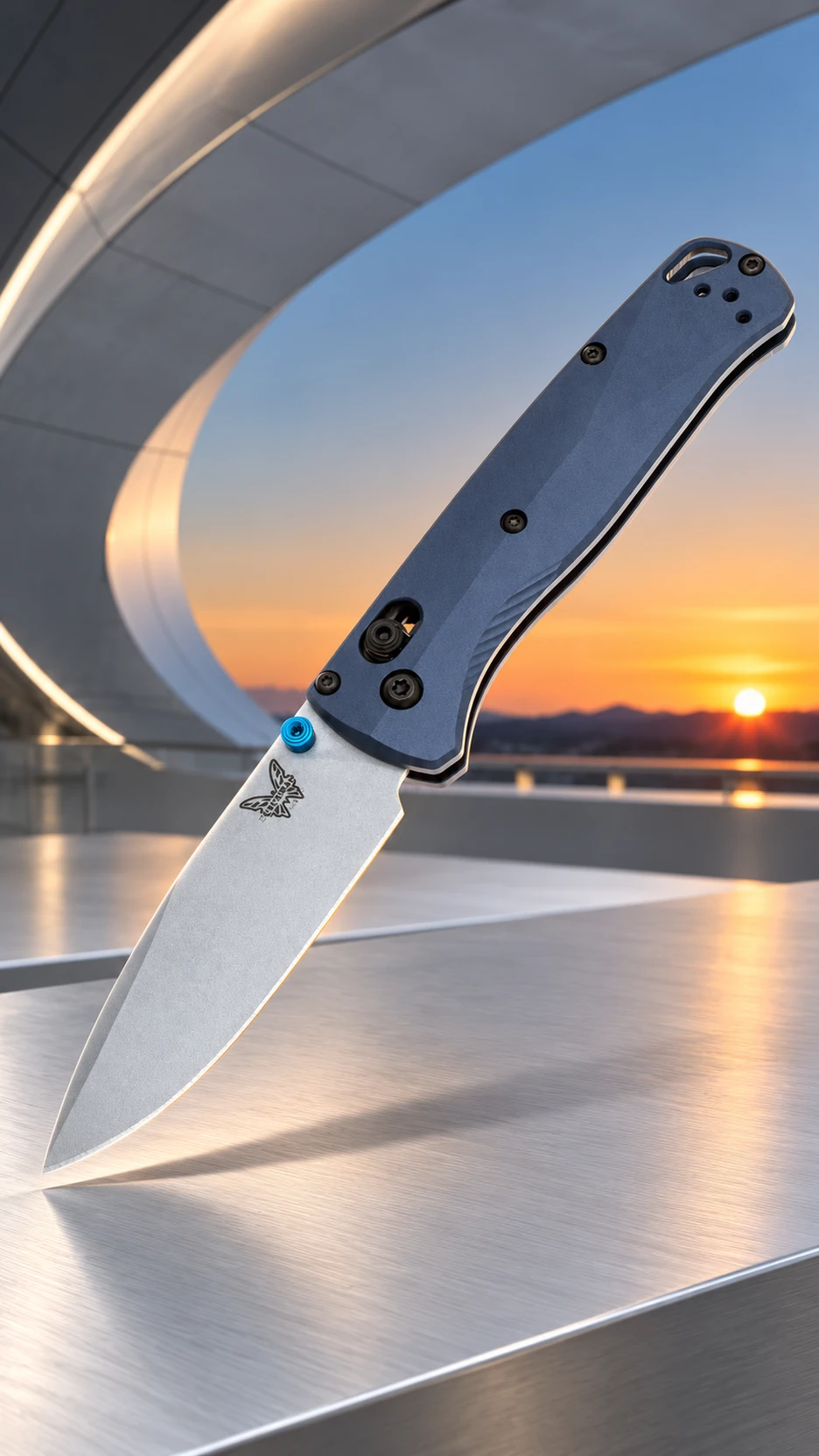 Benchmade Bugout 535SL-13: металлическая рукоять, лёгкий нож