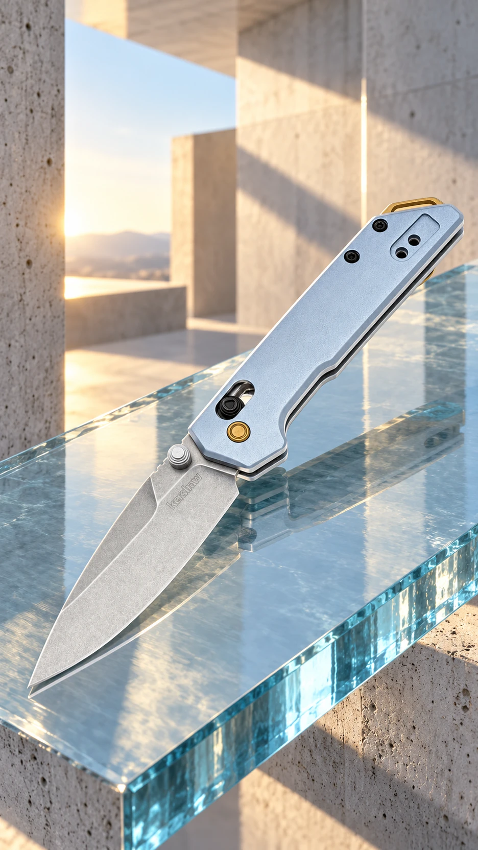 Kershaw Mini Iridium: компактность без отдельного подвеса