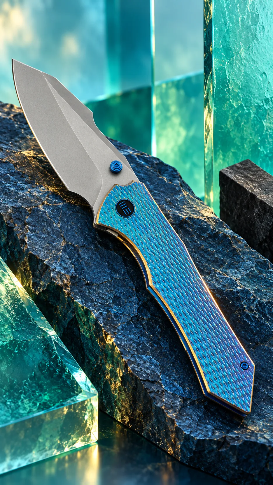 WE Knife High-Fin XL: фактуру выбирают вместе с контуром