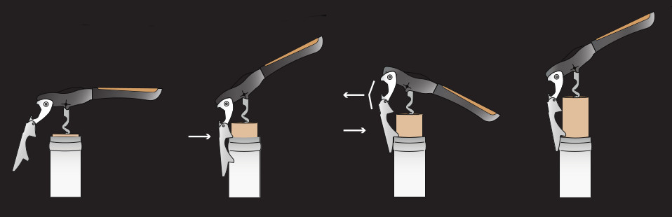 Как открывать штопором. Открытие вина ножом. Нож для открывания вин. Как открыть вино штопором сомелье. Штопор сомелье как пользоваться.