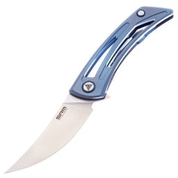 Нож SRM Unicorn 7415-TE сталь 154CM рукоять Blue Titanium