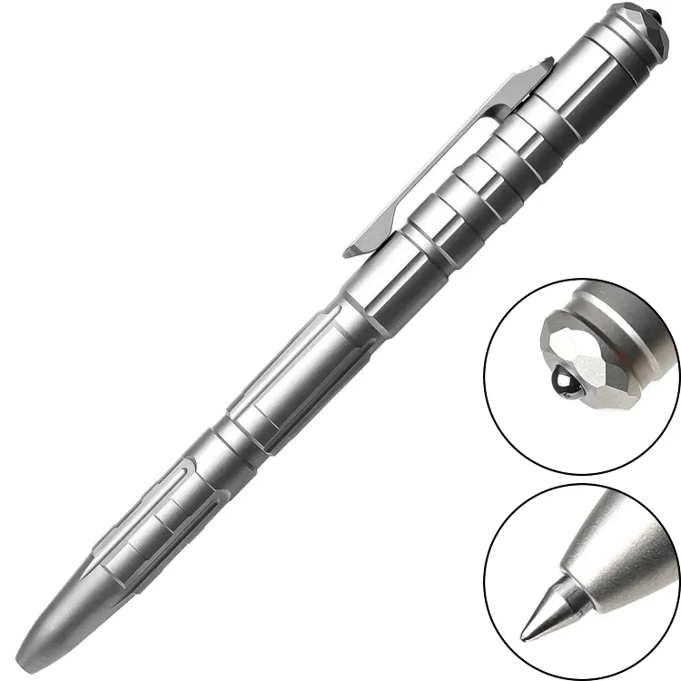 Ручка тактическая Remette Tactical Pen Raw Titanium (RT-TP1A)